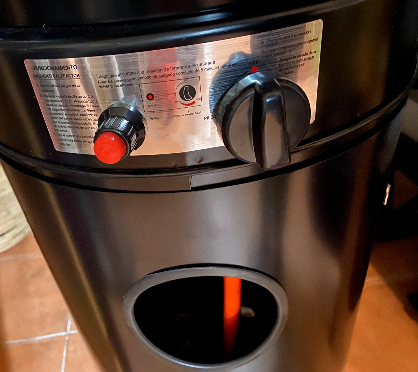 Aquecedor Exterior a Gás Flamme Redonda