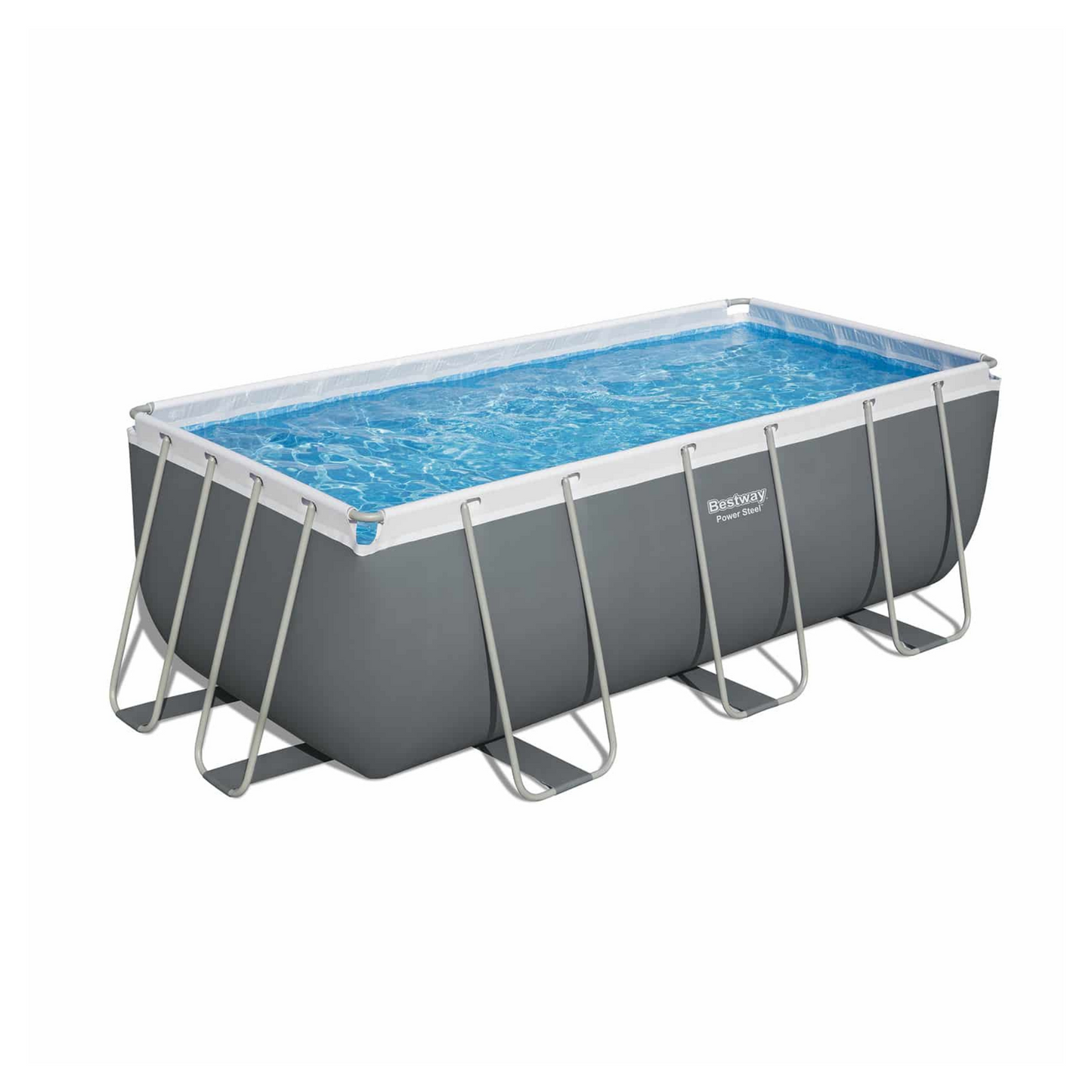 Piscina Elevada Retangular Power Steel Bestway 412x201x122cm