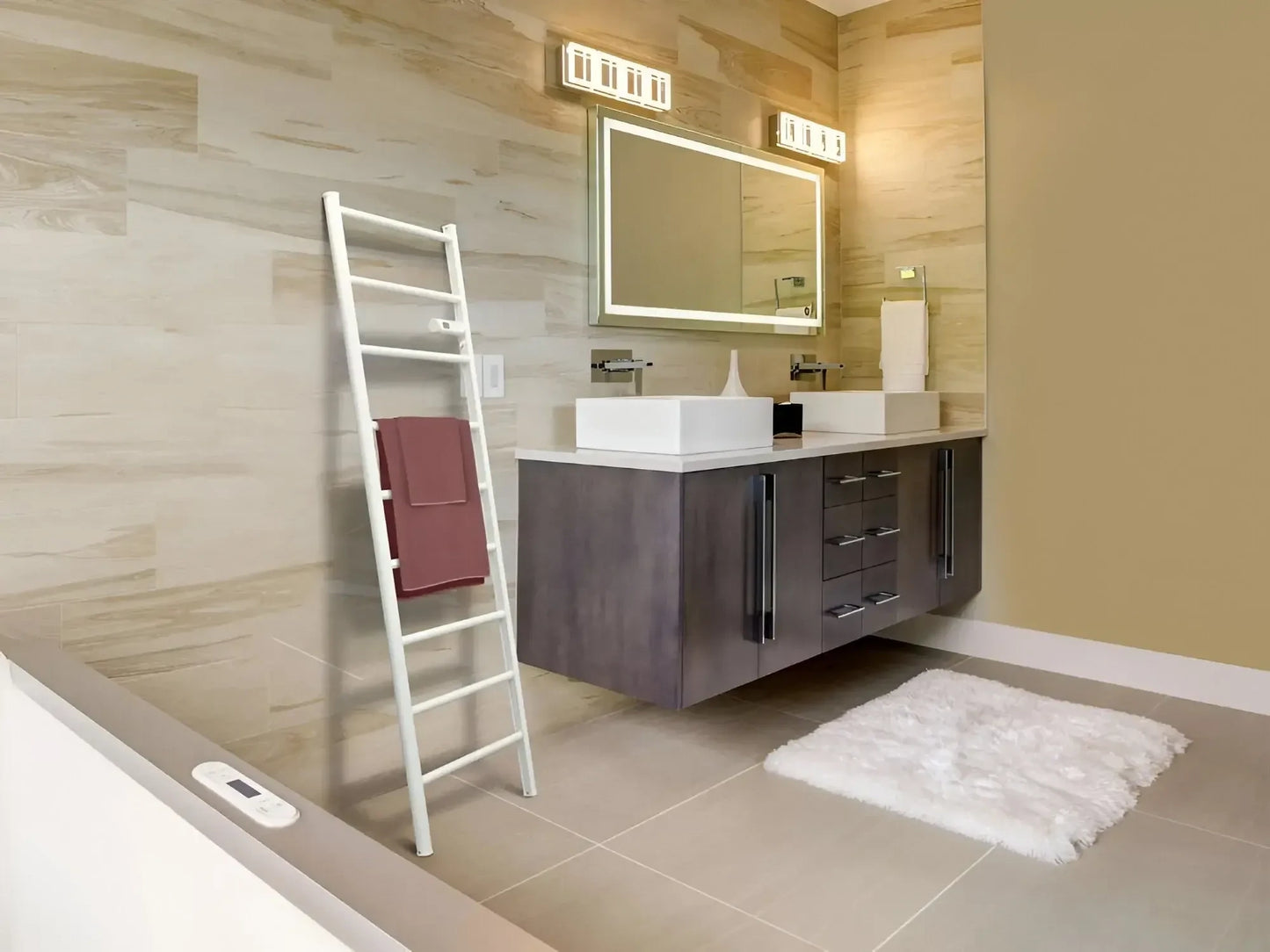 NTW Stair Electric Towel Rail