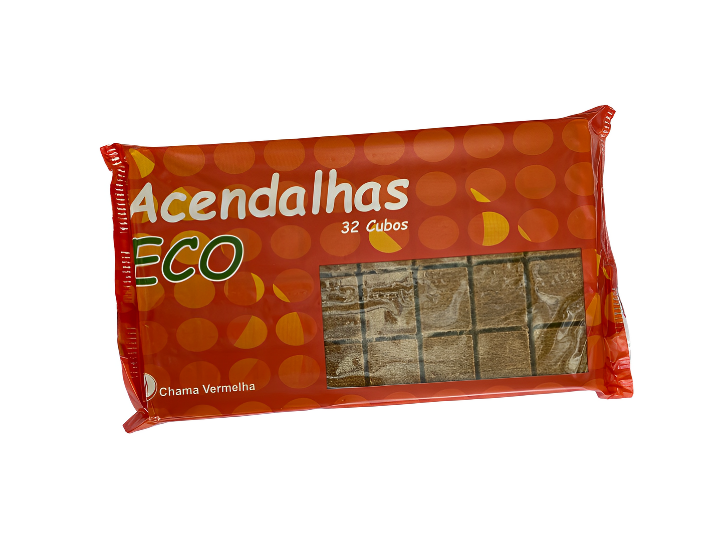 Pastillas de encendido ecológicas 32 cubos Chama Vermelha