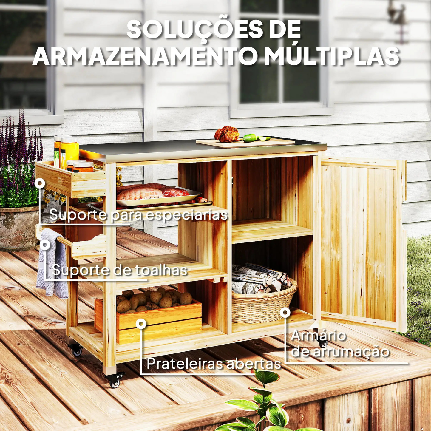 Pérgola de jardín con lamas superiores giratorias 4x3m
