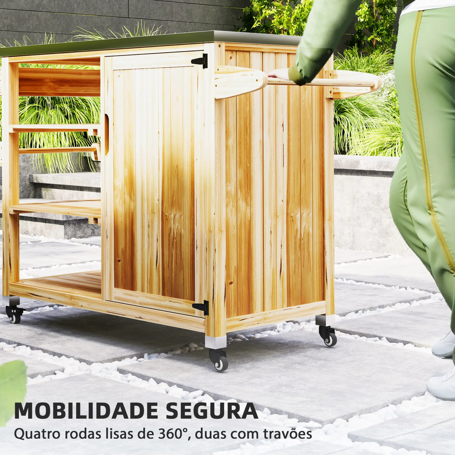 Pérgola de jardín con lamas superiores giratorias 4x3m
