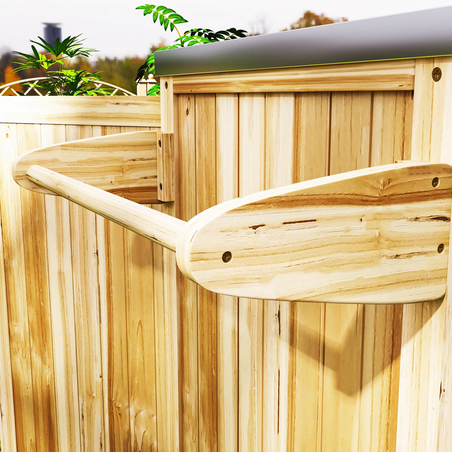 Pérgola de jardín con lamas superiores giratorias 4x3m