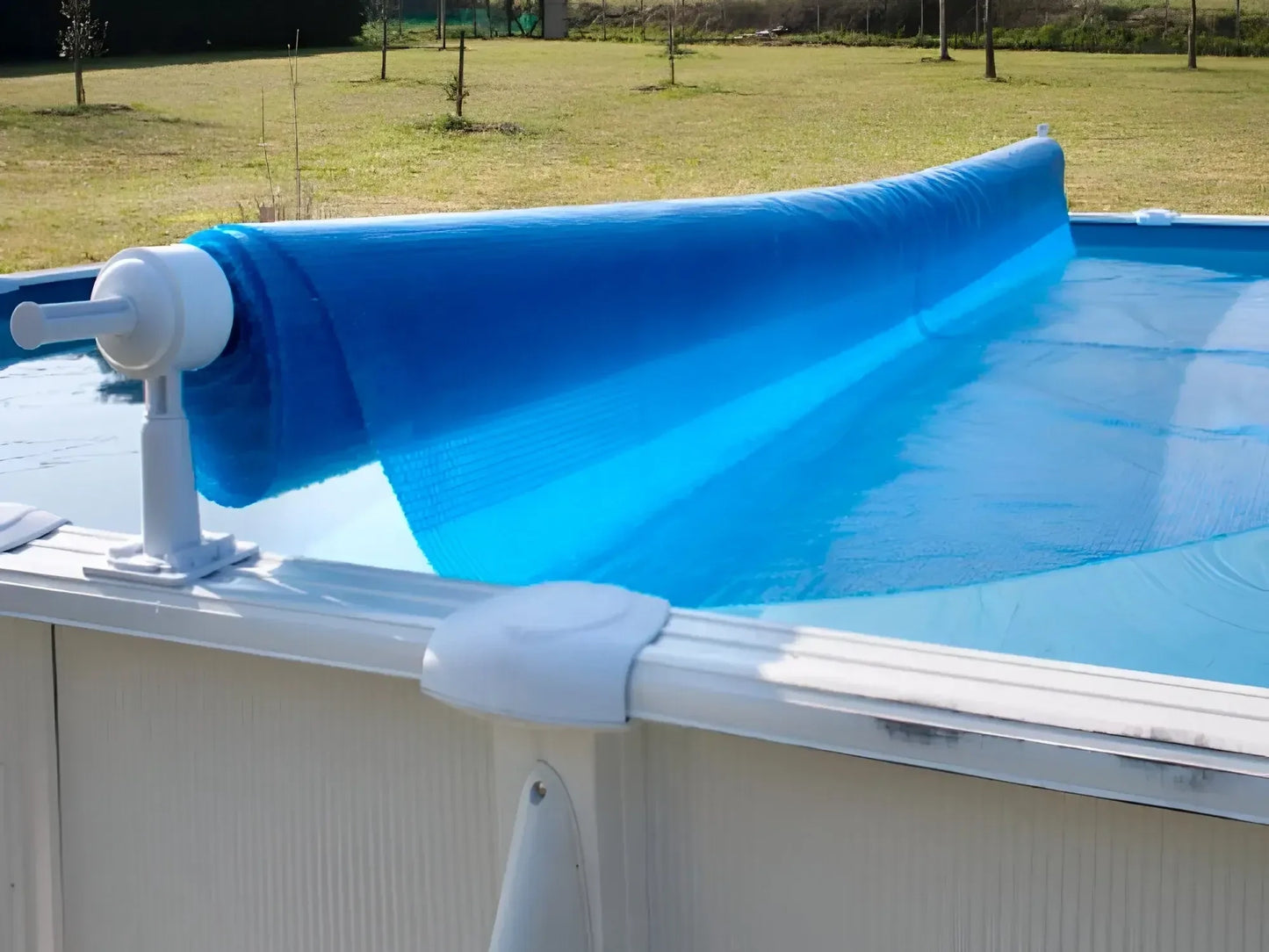 Enrollador de cubierta para piscinas elevadas máx. 6m