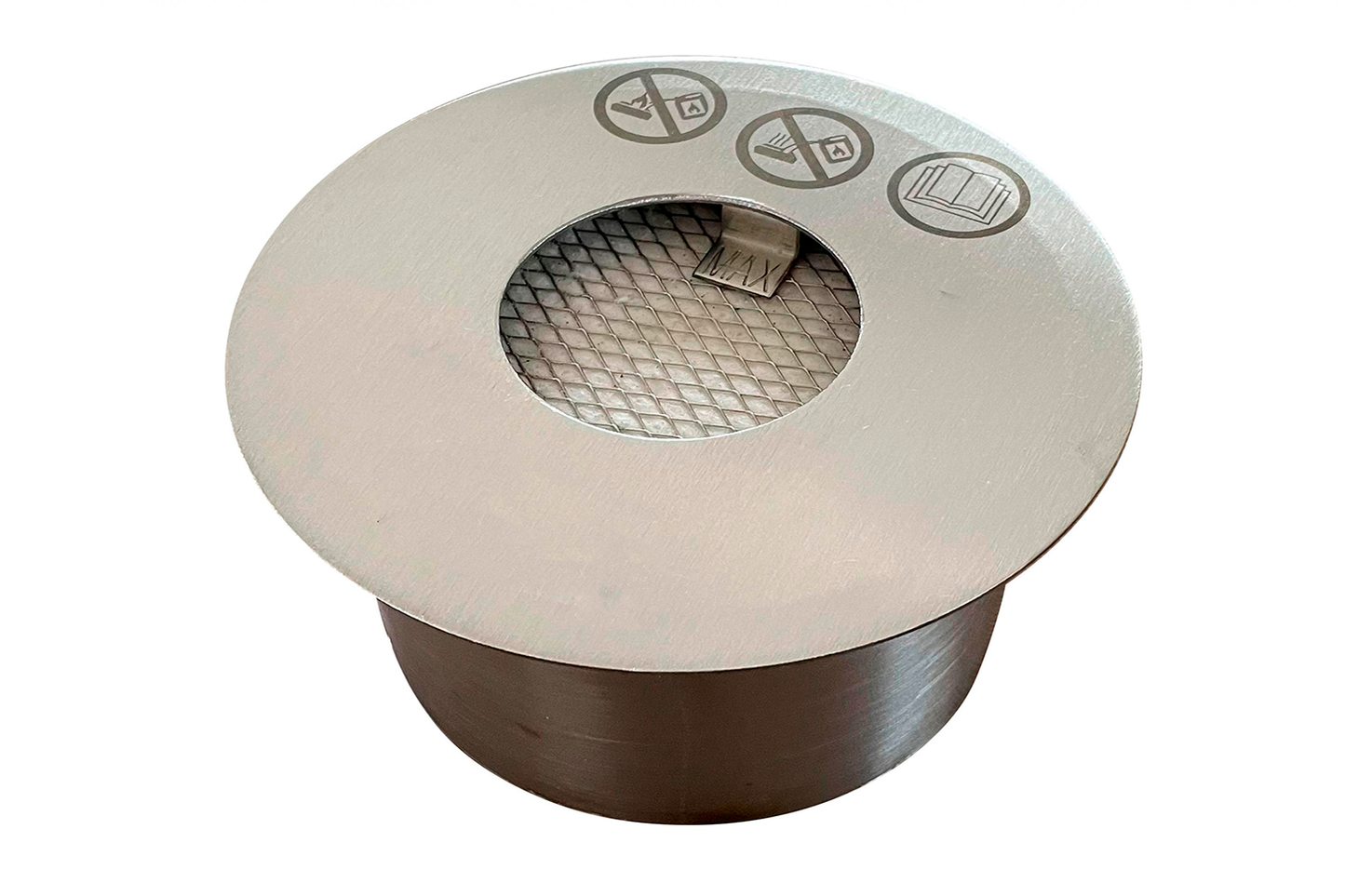 Queimador Bioetanol Inox F9015 Round