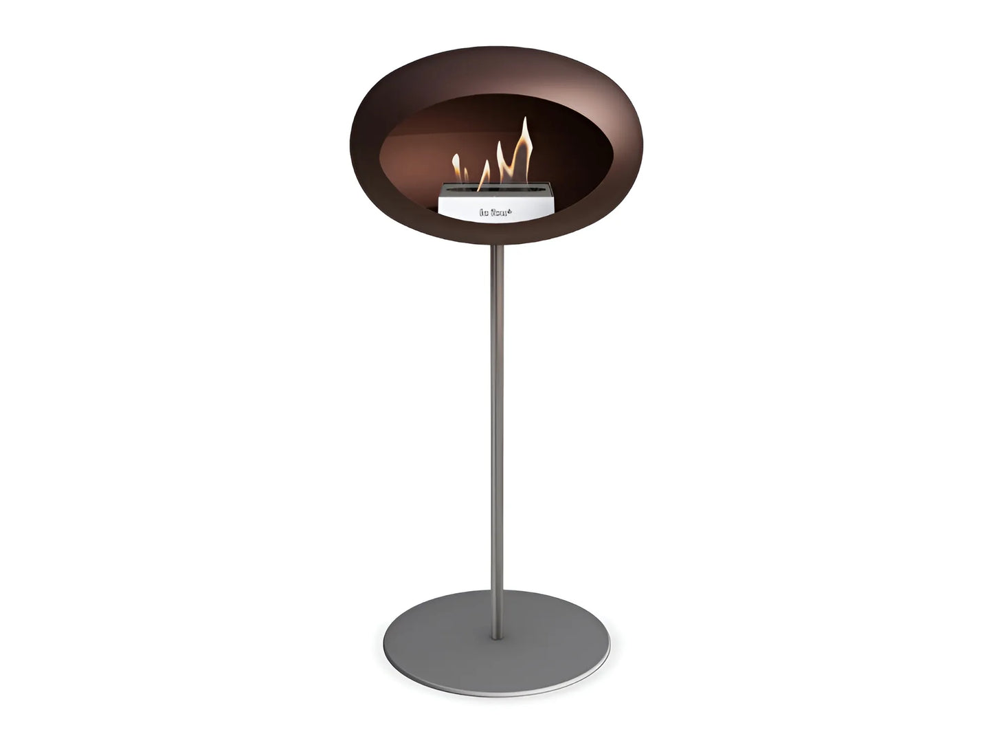 Lareira Bioetanol Ground Steel High Mocca