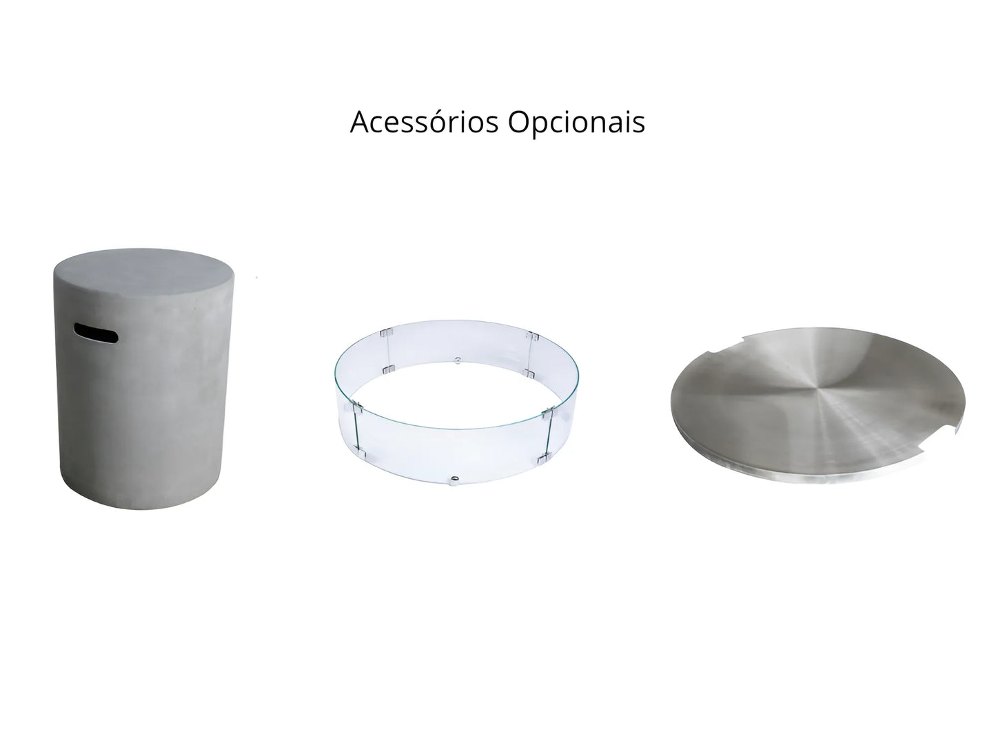 Mesa de Fogo a Gás Lunar Bowl