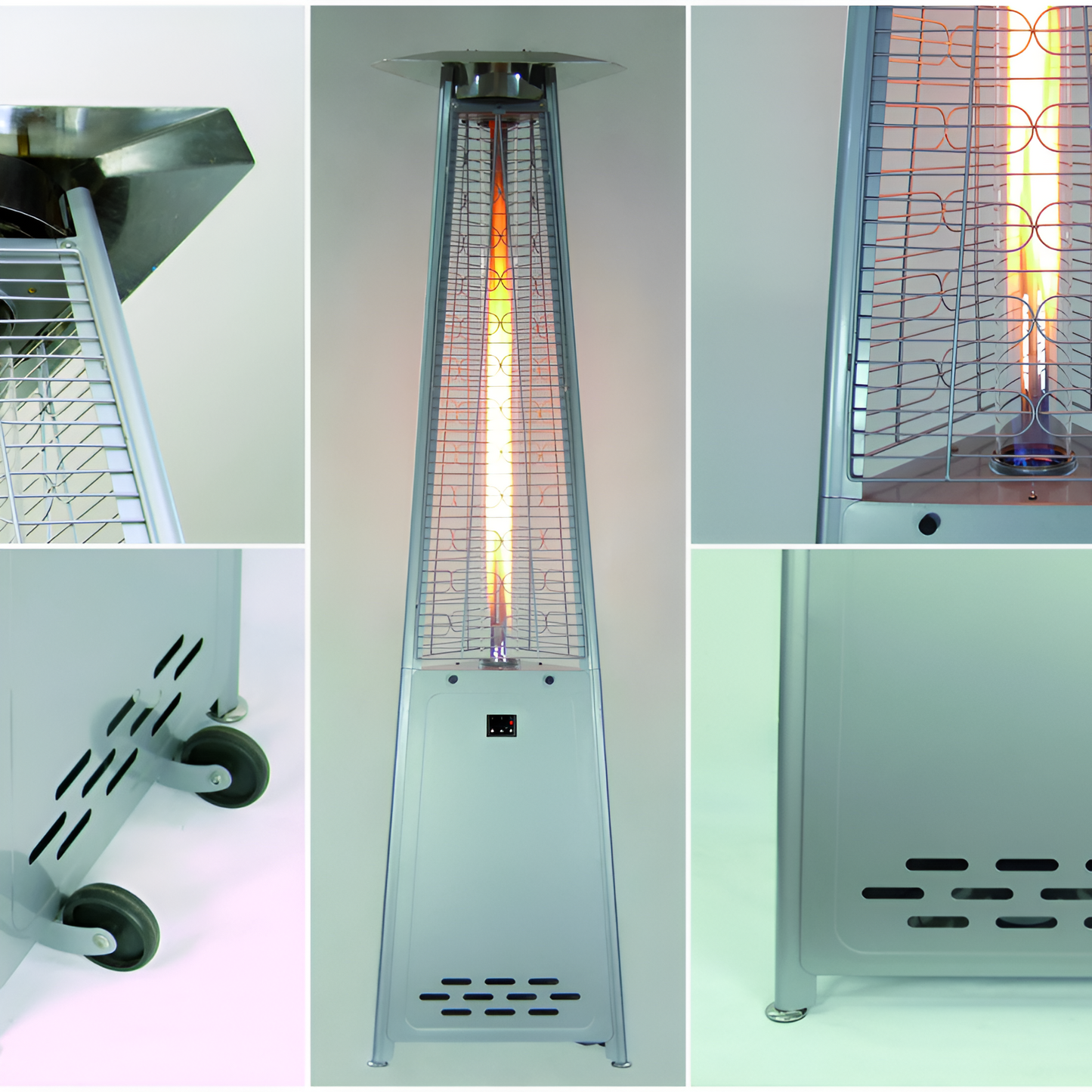 Aquecedor Exterior a Gás Flamme Pirâmide