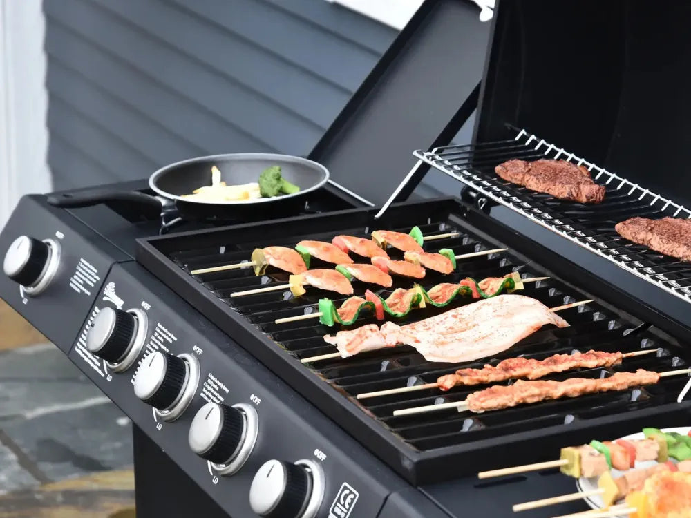 Barbecue a Gás 4+1 Queimadores 14,4KW