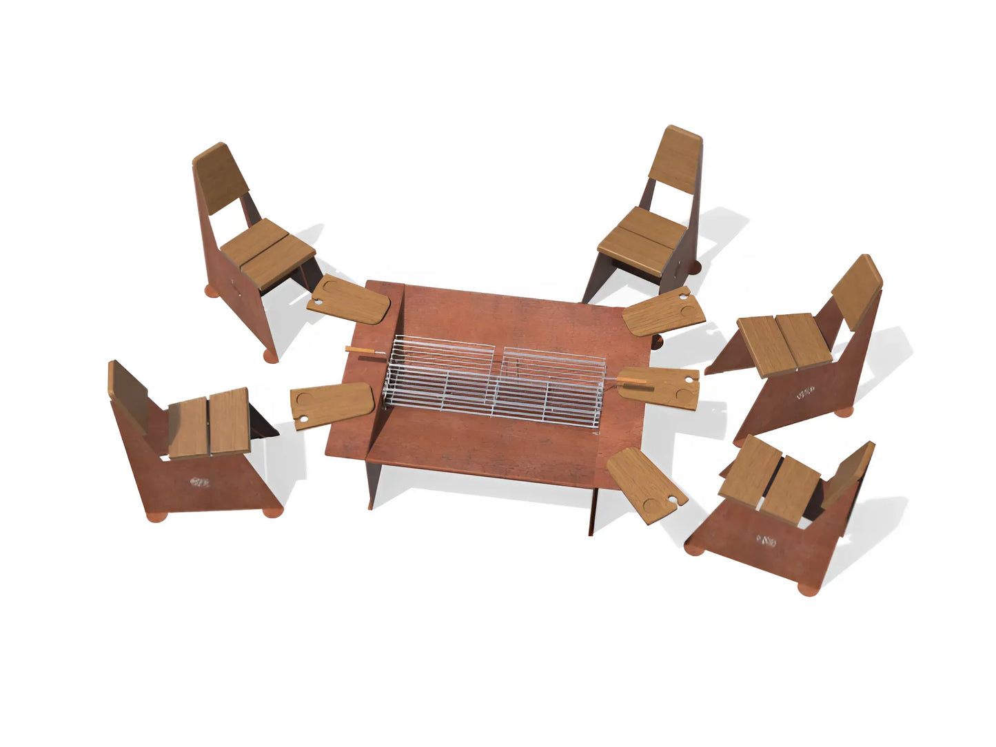 Base de soporte para brasero Zig