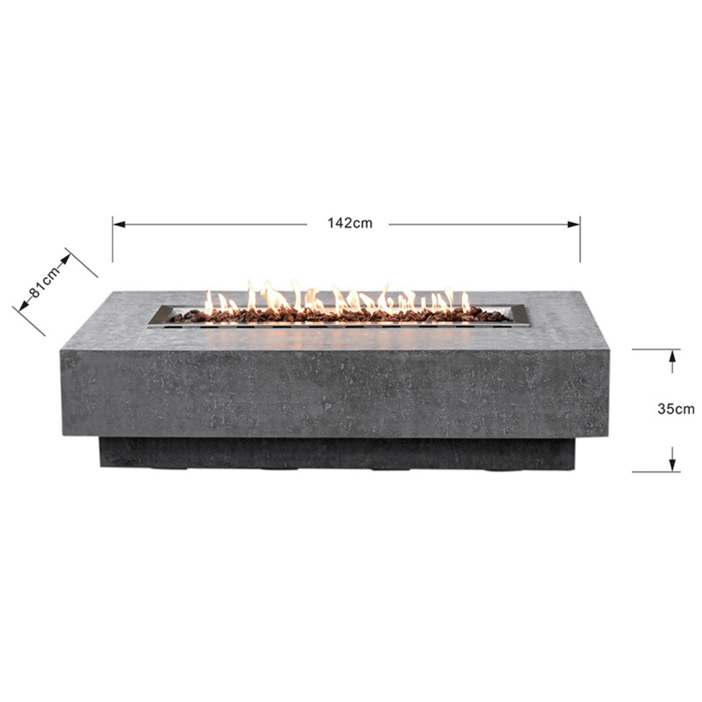 Mesa de Fogo a Gás Hampton