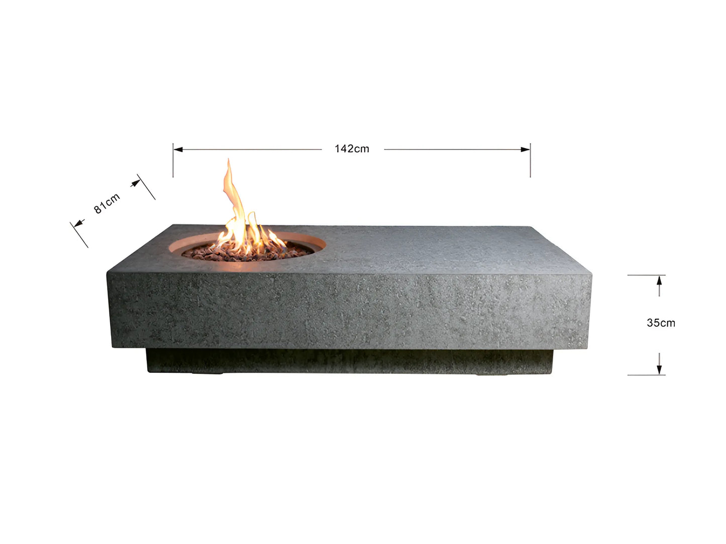 Mesa de Fogo a Gás Metropolis