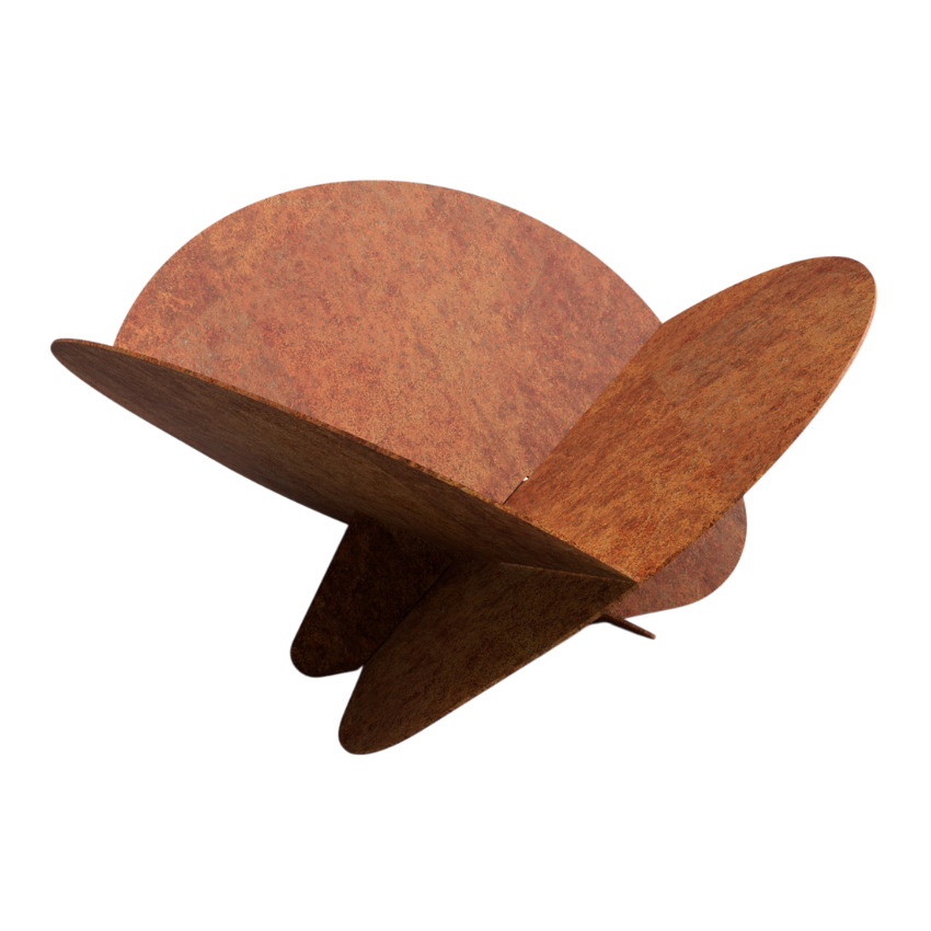 Brasero/Hoguera Medusas de acero corten