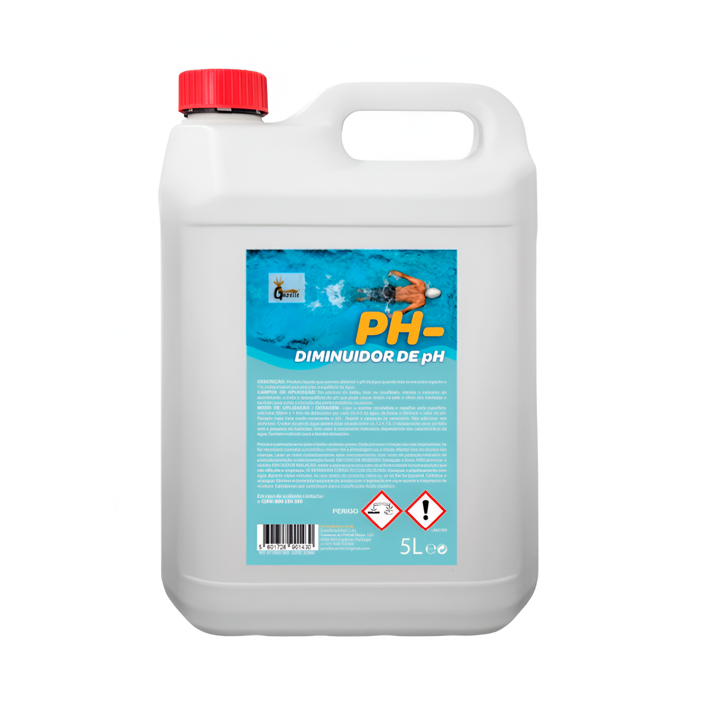 pH - / Reductor de pH líquido para piscinas - 5L