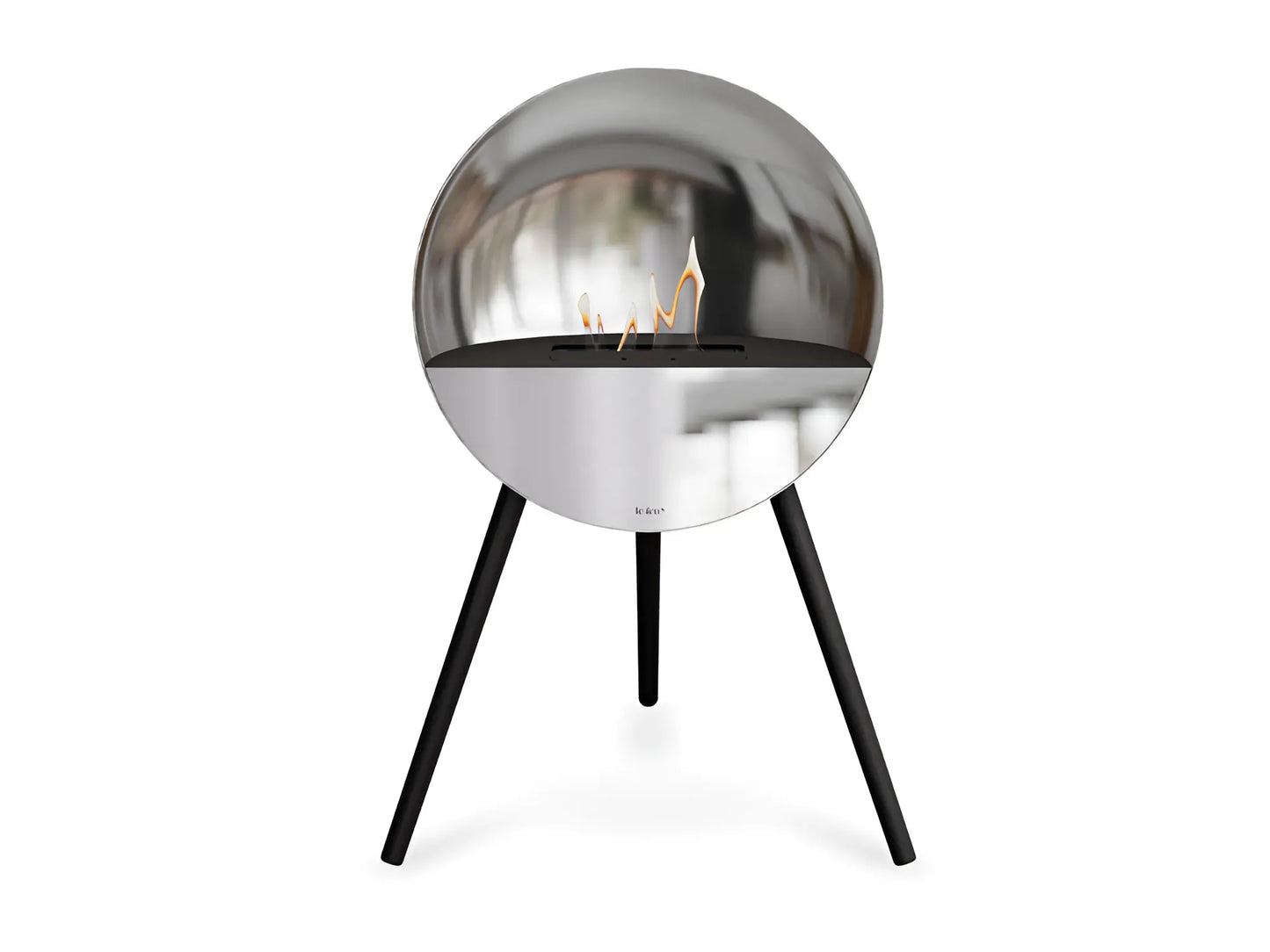Eye Silver Bioethanol Fireplace