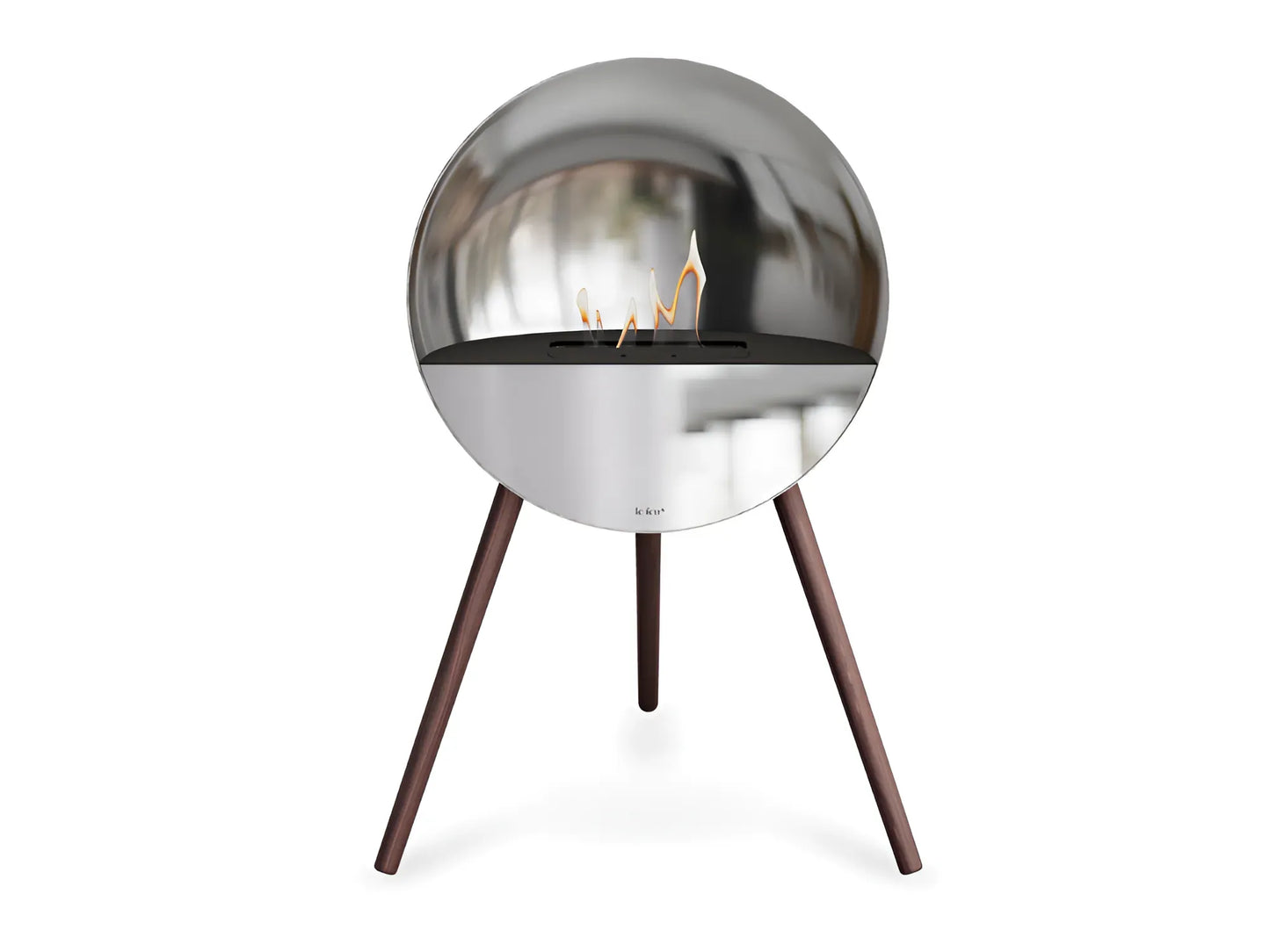 Eye Silver Bioethanol Fireplace