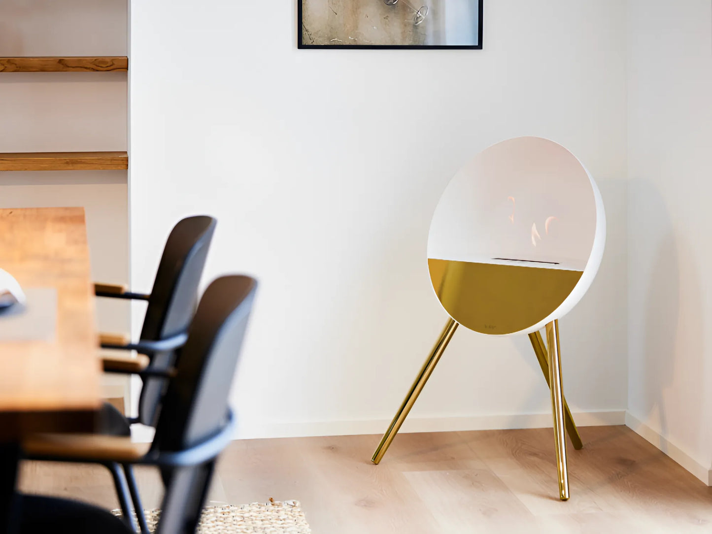 Eye White Bioethanol Fireplace
