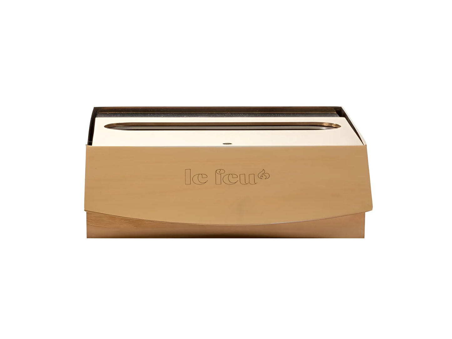 Bioethanol Fireplace Ground High Chromed Rose Gold