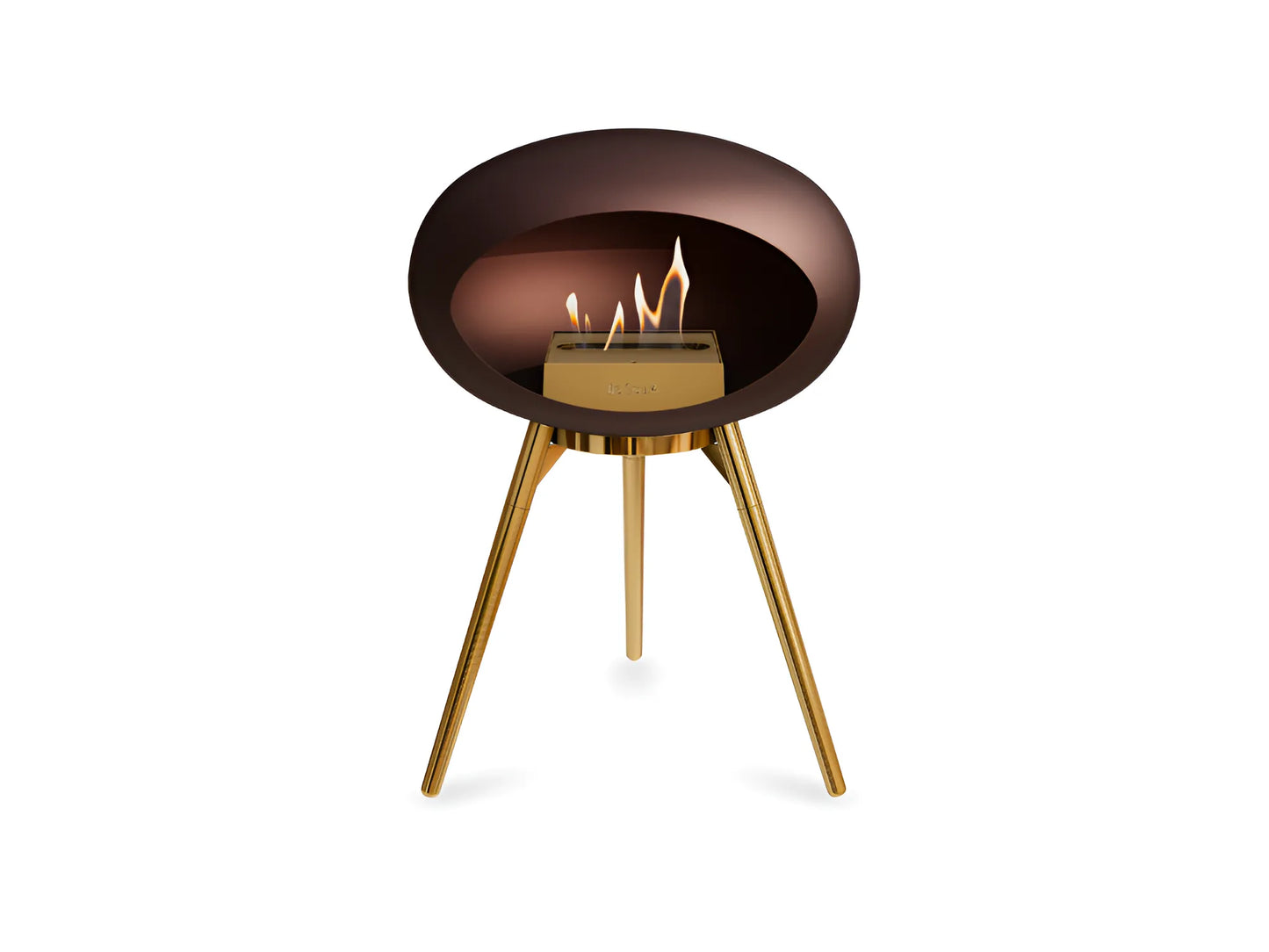 Ground Low Mocca Bioethanol Fireplace