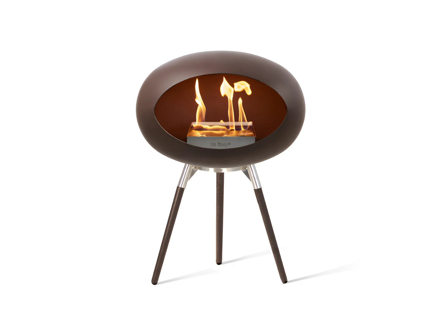Ground Low Mocca Bioethanol Fireplace