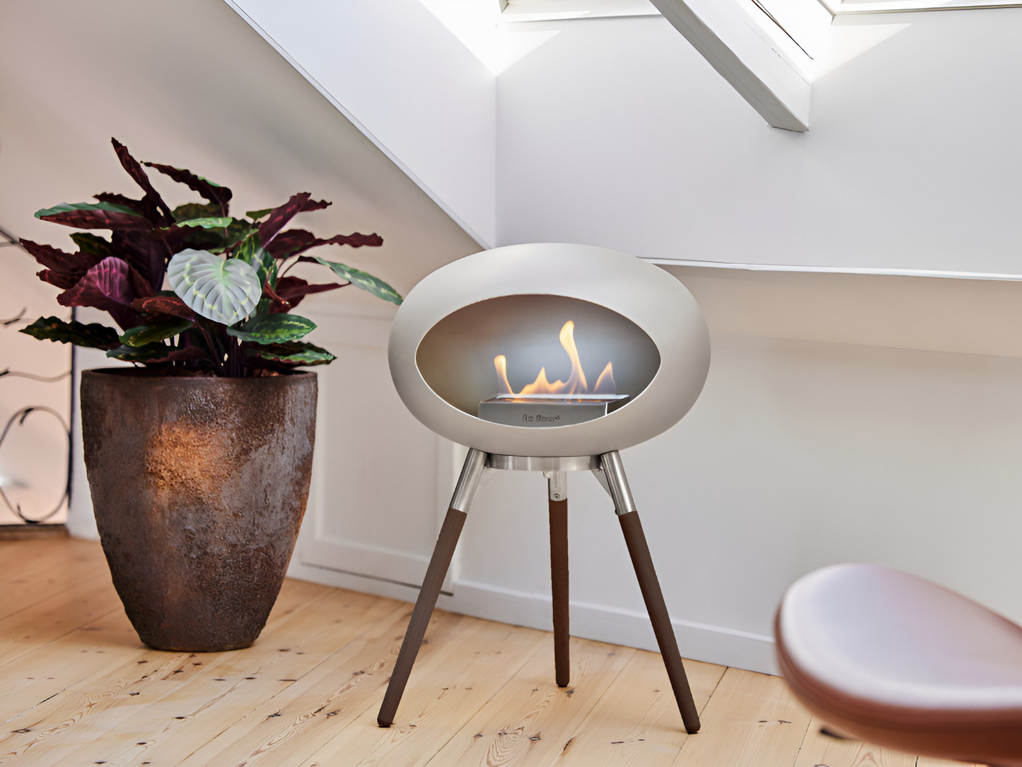 Chimenea de bioetanol con bajo contenido de níquel