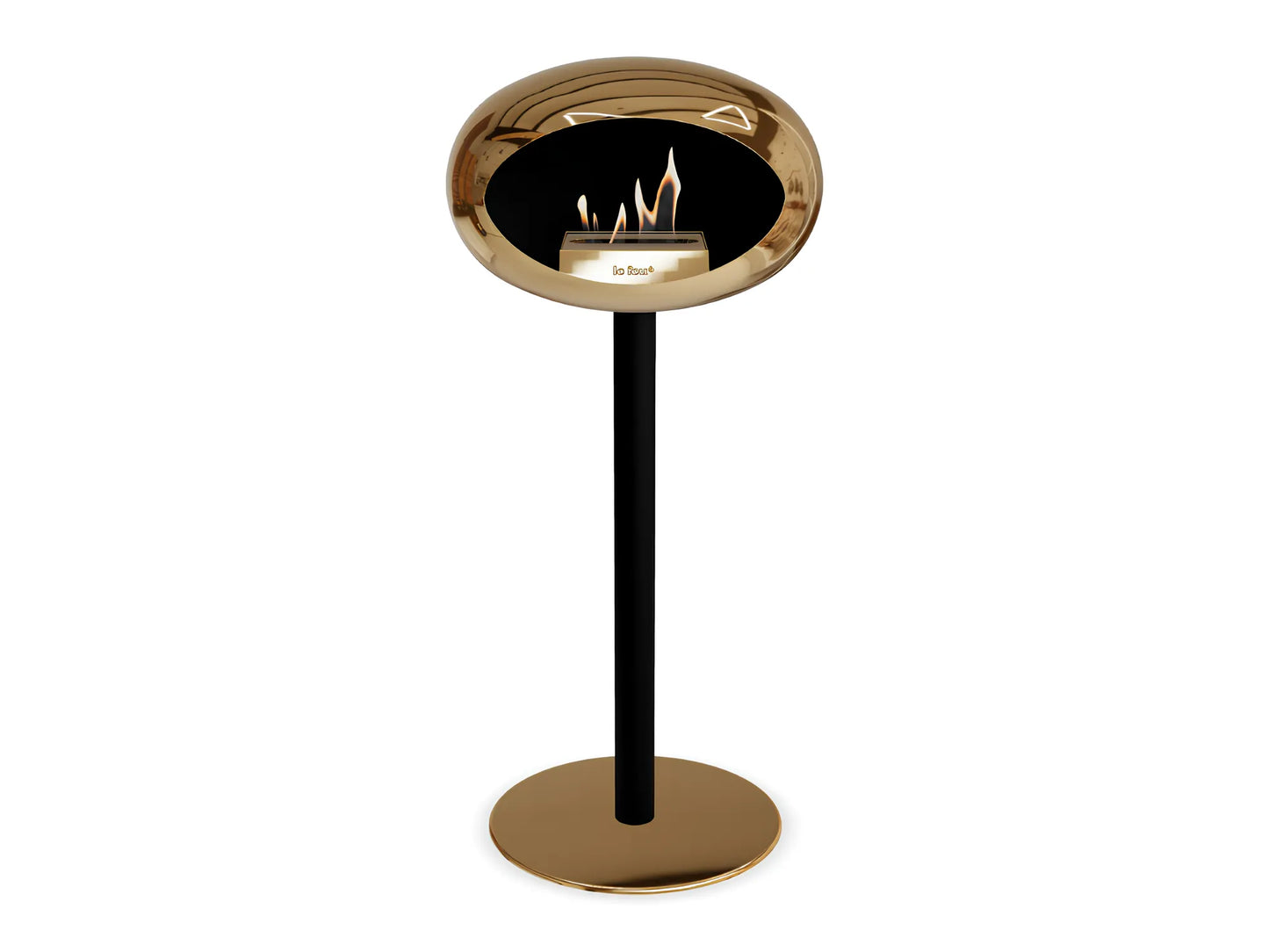 Lareira Bioetanol Ground Steel High Chromed Rose Gold