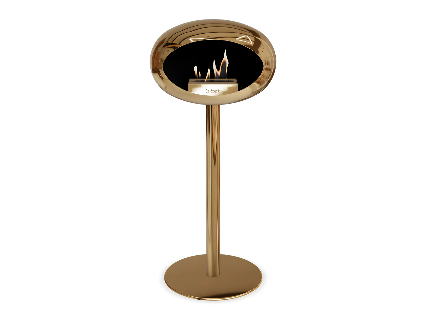 Lareira Bioetanol Ground Steel High Chromed Rose Gold