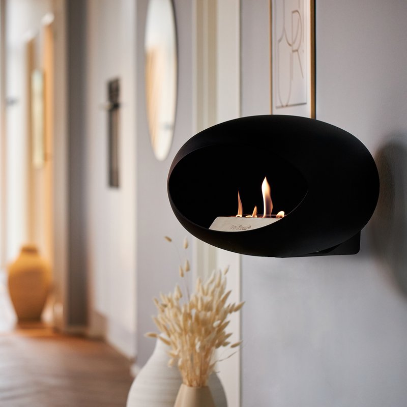 Lareira Bioetanol Wall Black