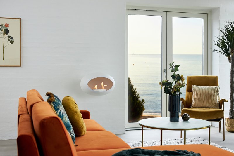 Lareira Bioetanol Wall White