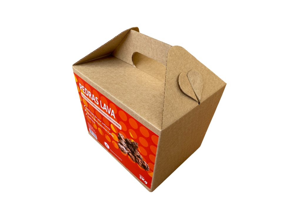 Piedras de lava/volcánicas para barbacoas de gas/eléctricas Chama Vermelha 3 kg