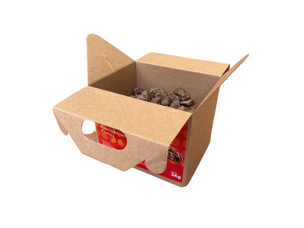 Piedras de lava/volcánicas para barbacoas de gas/eléctricas Chama Vermelha 3 kg