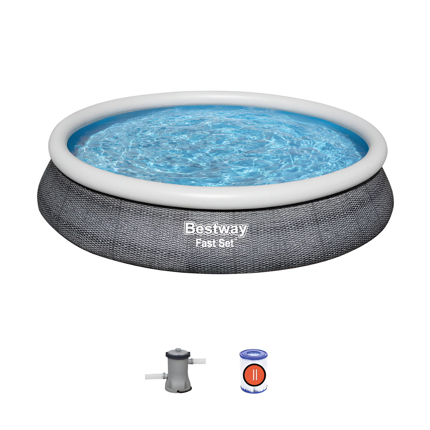 Bestway Fast Set Round Inflatable Pool Ø457x84cm