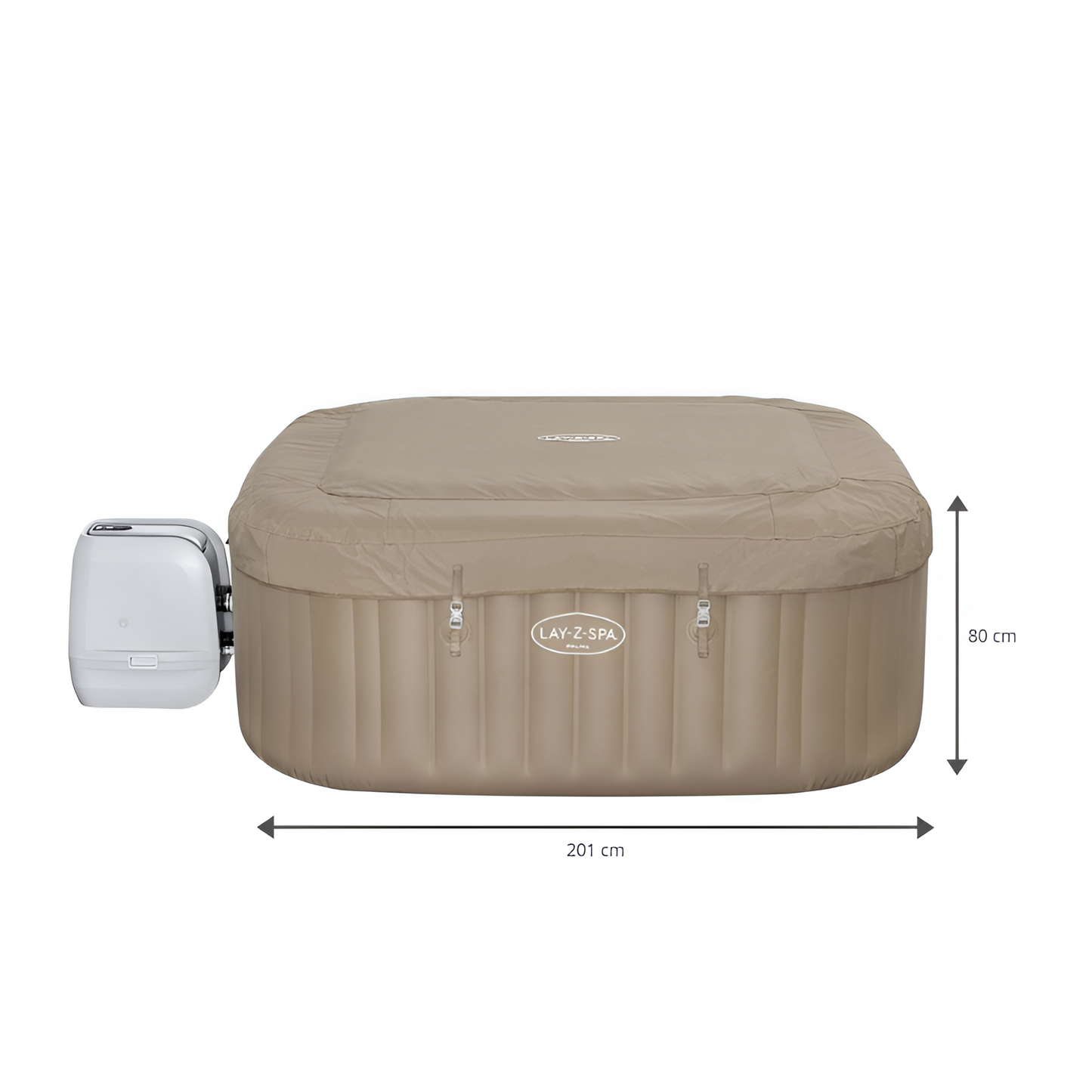 Jacuzzi inflable Lay-Z-Spa Palma HydroJet para 5-7 personas