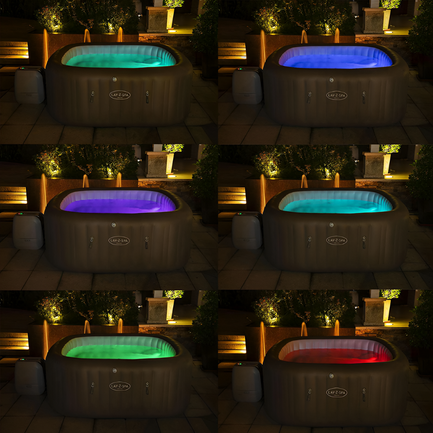 Jacuzzi inflable Lay-Z-Spa Palma HydroJet para 5-7 personas