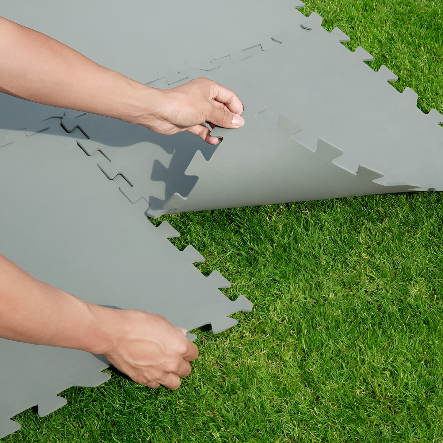 Esterilla/base protectora para piscina Flowclear™ (9 unidades, 50 cm x 50 cm)