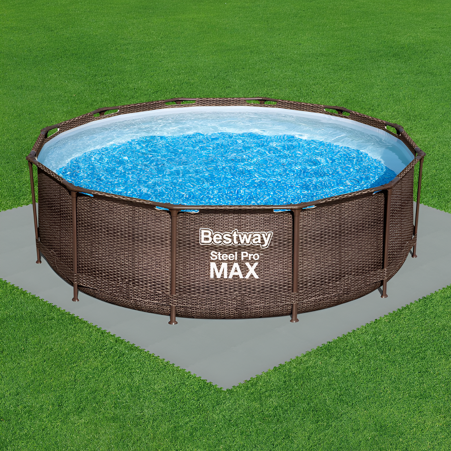 Esterilla/base protectora para piscina Flowclear™ (9 unidades, 50 cm x 50 cm)