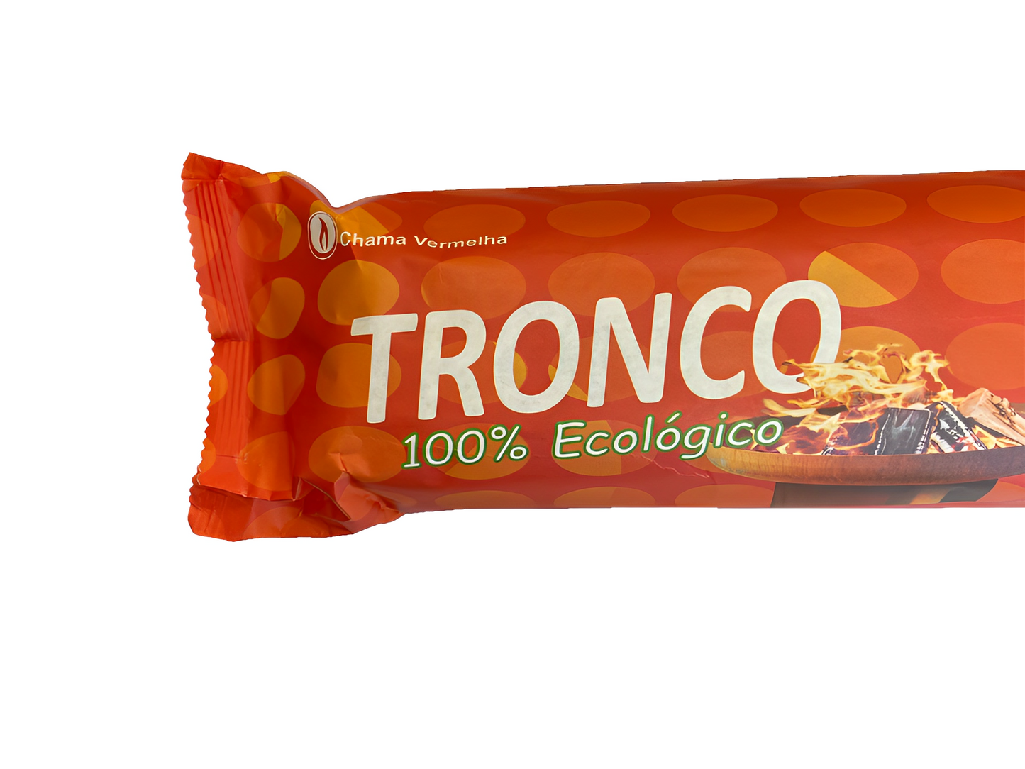 Leña de combustión instantánea para chimeneas, braseros y barbacoas 1kg Chama Vermelha