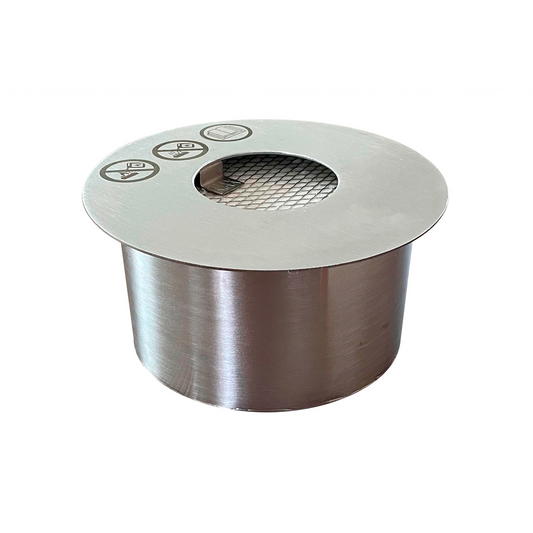 Queimador Bioetanol Inox F9015 Round