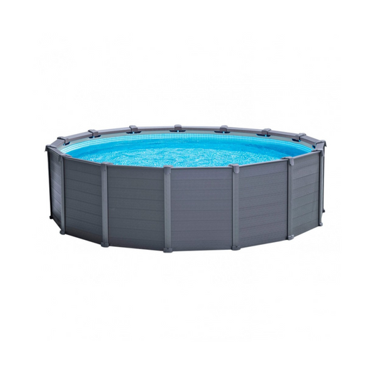 Piscina Desmontável INTEX Graphite Grey Panel 5m
