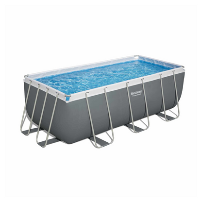 Piscina Elevada Retangular Power Steel Bestway 412x201x122cm
