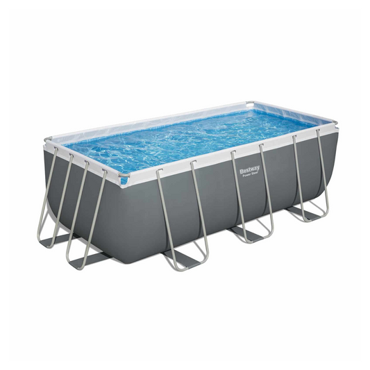 Piscina Elevada Retangular Power Steel Bestway 412x201x122cm