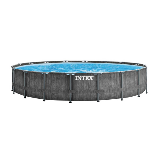 Piscina Desmontável INTEX Prisma Frame Greywood 5 metros + Bomba