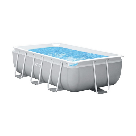 Piscina Retangular Prism Frame INTEX 3 metros com Bomba