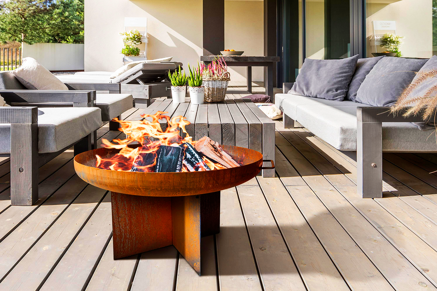 Braseiro/ Firepit Aço Corten EFP61