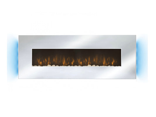 Lareira Elétrica Espelhada  Pedras Decorativas 2000W Panorâmica Che-510