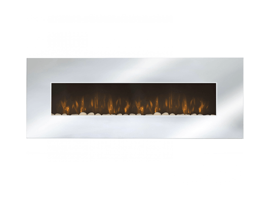 Lareira Elétrica Espelhada  Pedras Decorativas 2000W Panorâmica Che-510