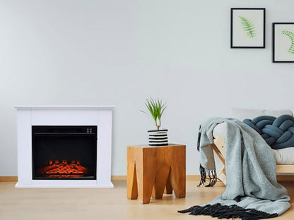 Lareira Elétrica Estilo Tradicional MDF Branco 2000W Che-610