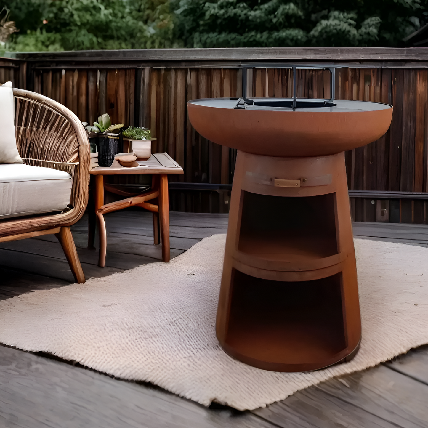 Churrasqueira Aço Corten EFP55R CO
