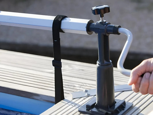 Enrollador de cubierta para piscinas elevadas máx. 5,80m