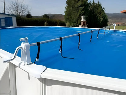 Enrollador de cubierta para piscinas elevadas máx. 6m